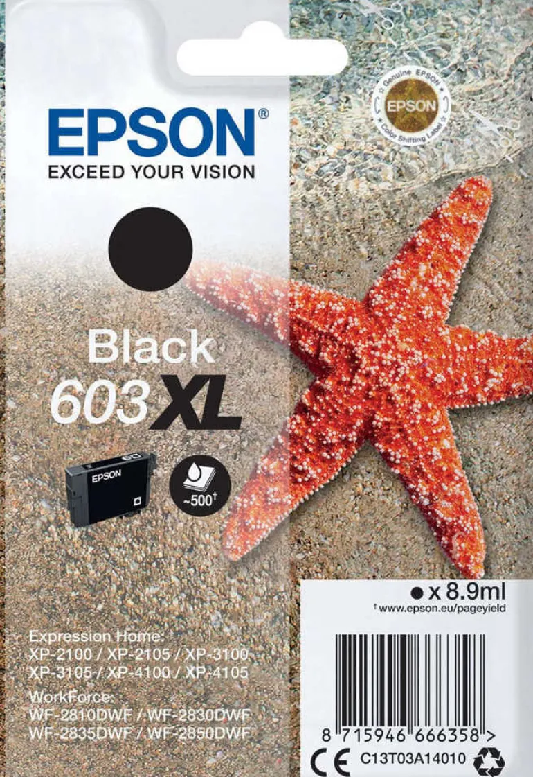 EPSON cart noire XL etoile de mer< Consommables