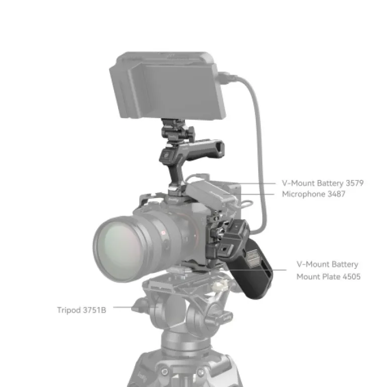 FEELWORLD SMALLRIG 4539 CAGE ALPHA 7R V/IV/S III< Accessoires