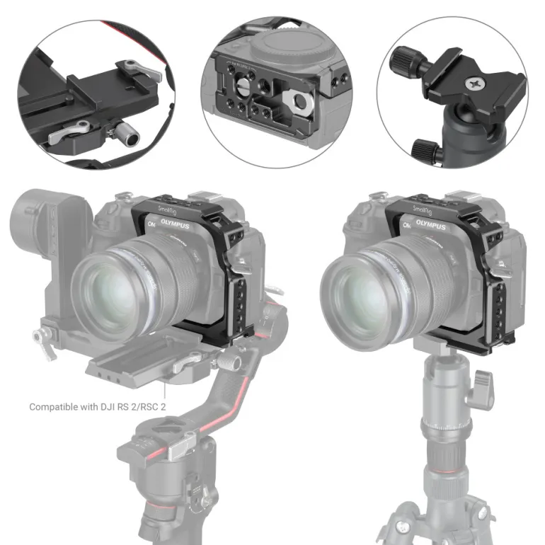 FEELWORLD SMALLRIG 3948 CAGE OM SYSTEM OM-1< Accessoires