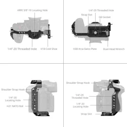 FEELWORLD SMALLRIG 4825 CAGE PANASONIC GH7/GH6< Accessoires