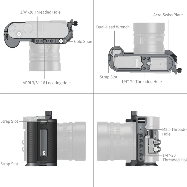 FEELWORLD SMALLRIG 4567 KIT CAGE POUR LEICA Q3< Accessoires