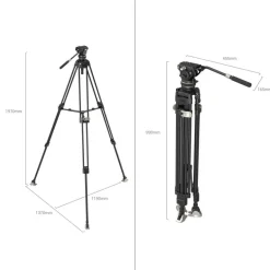 FEELWORLD SMALLRIG 3989 TREPIED VIDEO< Pieds Trépieds