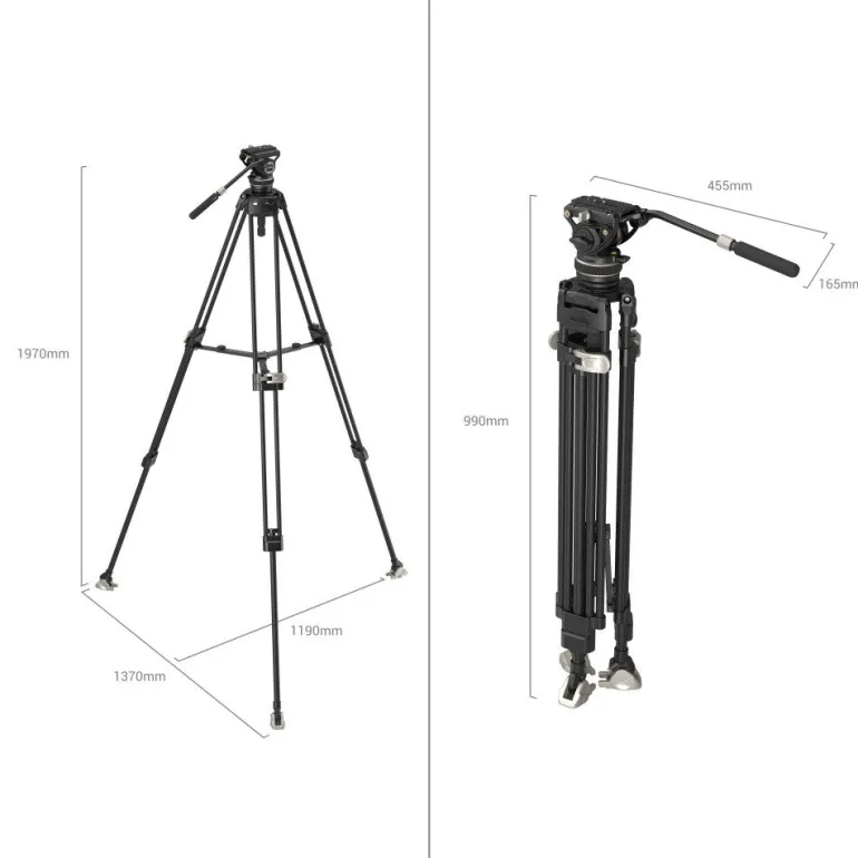 FEELWORLD SMALLRIG 3989 TREPIED VIDEO< Pieds Trépieds