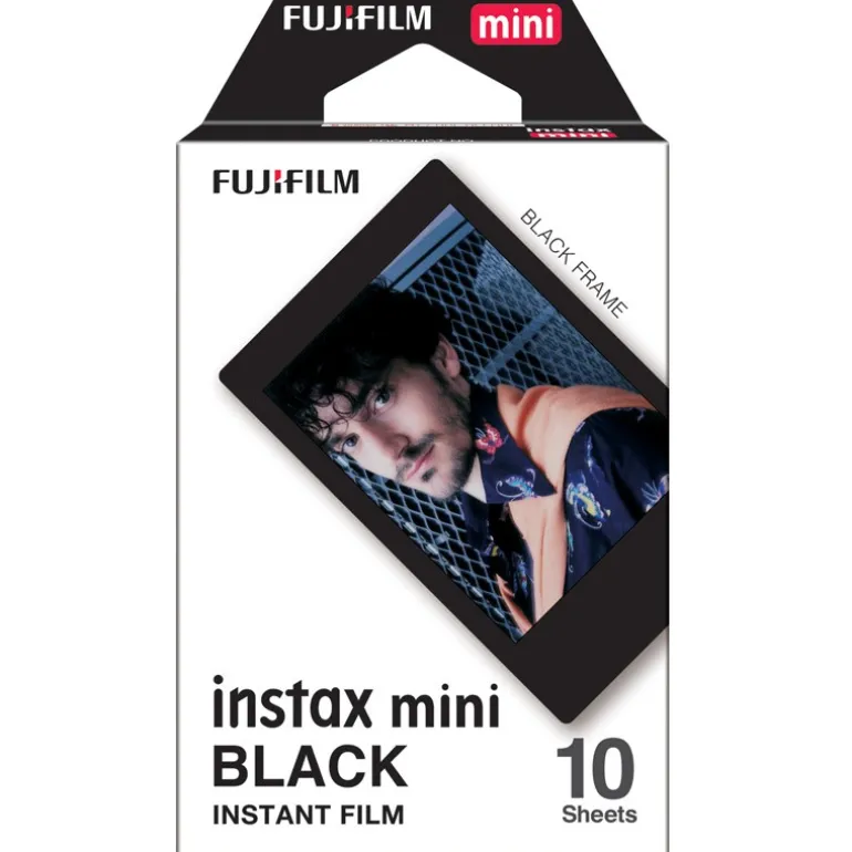 FUJIFILM INSTAX MINI - COLOR FRAME NOIR< Instantané