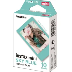 FUJIFILM INSTAX MINI - COLOR FRAME BLEU< Instantané