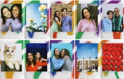 FUJIFILM INSTAX MINI SPRAY ART WW 1 X10V< Instantané