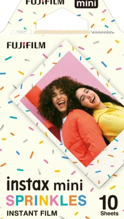 FUJIFILM INSTAX MINI SPRINKLES X10 VUES< Instantané