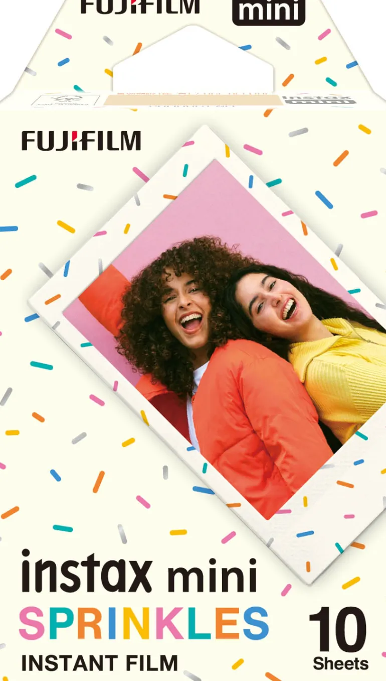 FUJIFILM INSTAX MINI SPRINKLES X10 VUES< Instantané