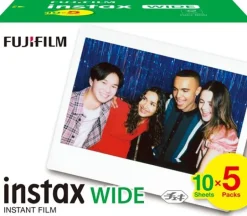FUJIFILM INSTAX WIDE 50 SHOT BUNDLE 5X10V< Instantané