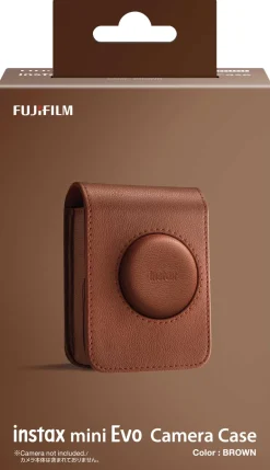 FUJIFILM FUJIHOUSSE INSTAX MINI EVO MARRON< Instantané