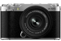 FUJIFILM FUJIX-M5 SILVER + XC 15-45 KIT< Hybride