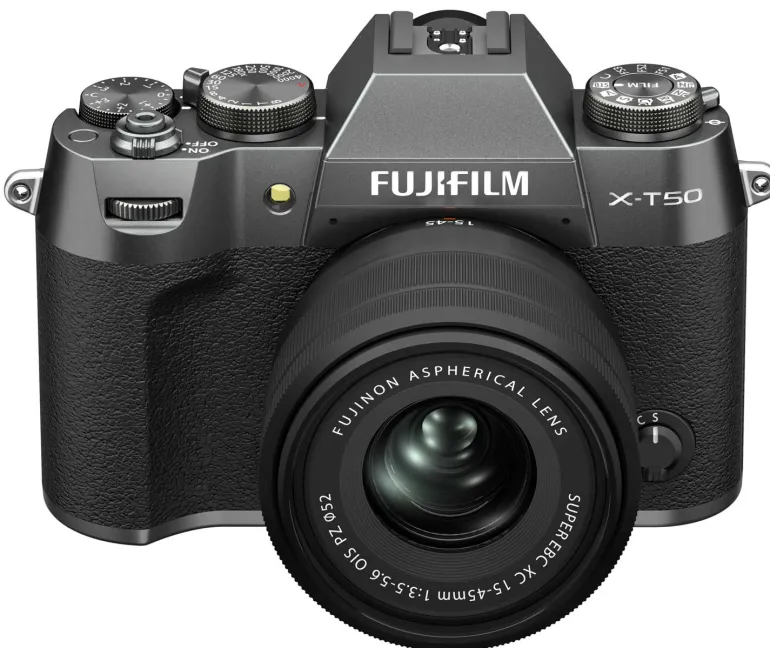 FUJIFILM FUJIX-T50 ANTHRACITE + XC 15-45MM< Hybride