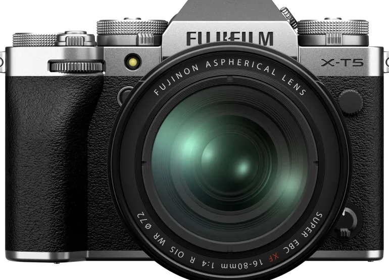 FUJIFILM FUJIX-T5 ARGENT + XF 16-80< Hybride