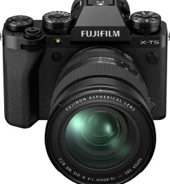 FUJIFILM FUJIX-T5 NOIR + XF 16-80< Hybride