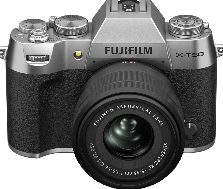 FUJIFILM FUJIX-T50 SILVER + XC 15-45MM< Hybride