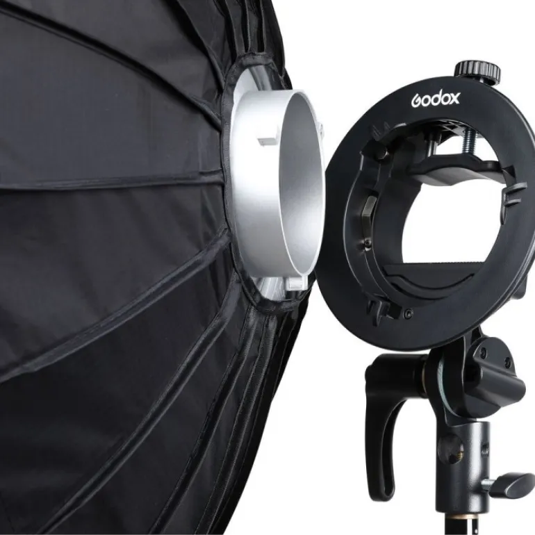 GODOX DIFFUSEUR SOFTBOX 80X80+S2 BRACKET+SAC< Accessoires