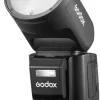 GODOX FLASH TETE RONDE V1PRO O POUR OMDS/PANA< Flash Et Accessoires