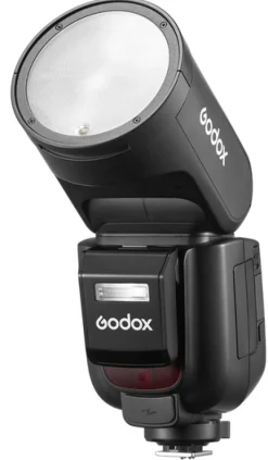GODOX FLASH TETE RONDE V1PRO O POUR OMDS/PANA< Flash Et Accessoires