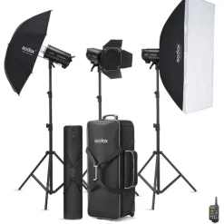 GODOX KIT FLASH STUDIO QT600IIIM< Kit Studios