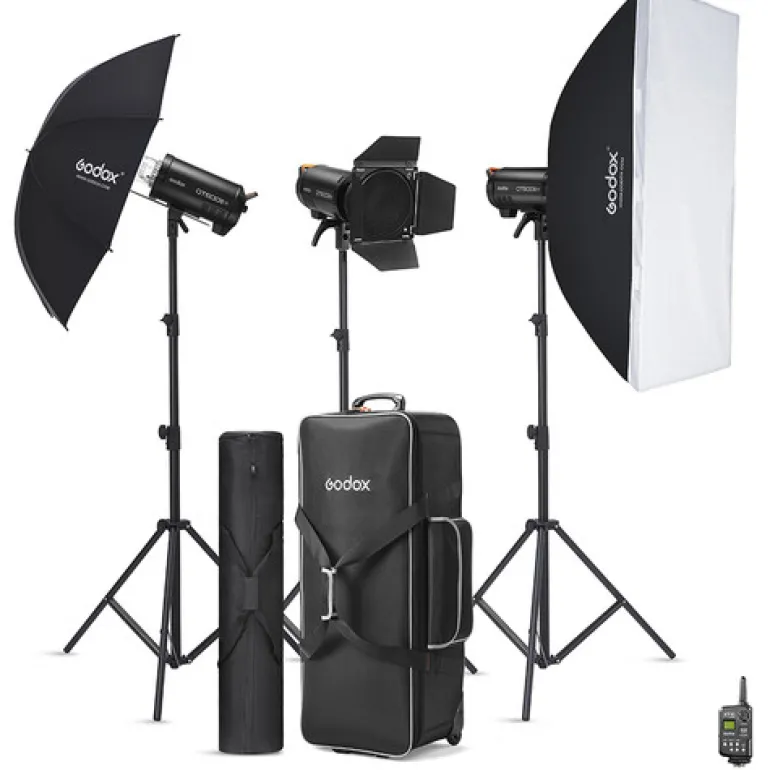 GODOX KIT FLASH STUDIO QT600IIIM< Kit Studios