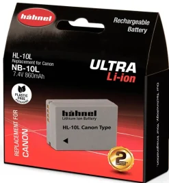 HAHNEL BATTERIE COMPATIBLE CANON NB-10L ULTRA< Energie