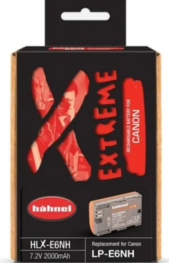 HAHNEL BATTERIE COMPATIBLE EXTREME CANON LPE6NH< Energie