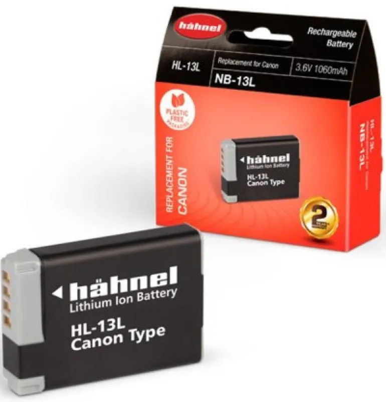HAHNEL BATTERIE COMPATIBLE CANON NB-13L< Energie