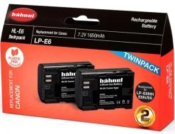 HAHNEL BATTERIE COMPATIBLE CANON LP-E6 TWIN< Energie