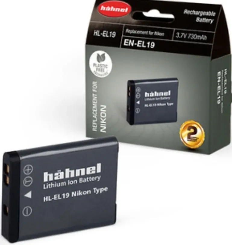 HAHNEL BATTERIE COMPATIBLE NIKON EN-EL19< Energie