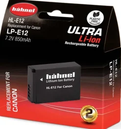HAHNEL BATTERIE COMPATIBLE CANON LP-E12 ULTRA< Energie