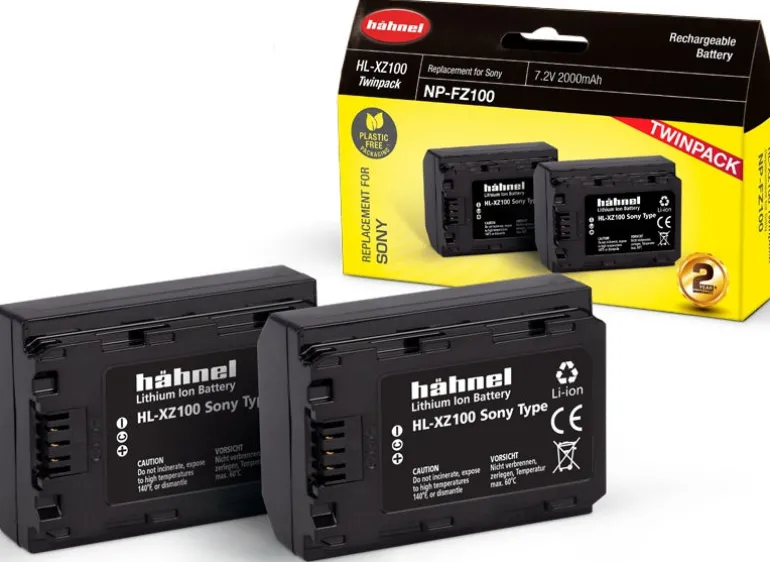 HAHNEL BATTERIE COMPATIBLE SONY NP-FZ100 TWIN< Energie