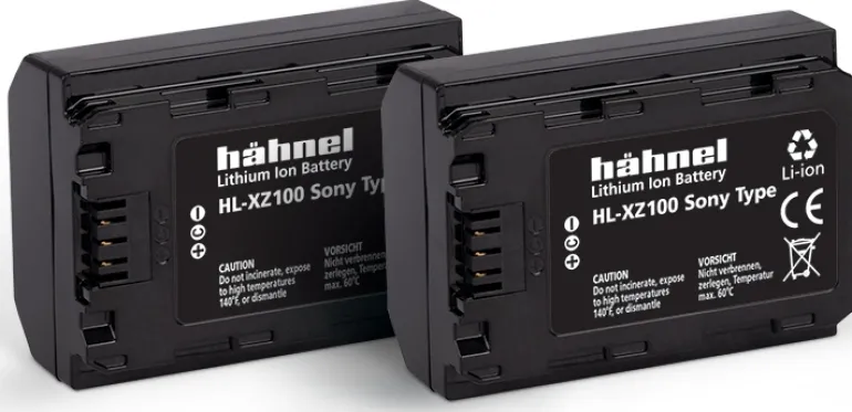 HAHNEL BATTERIE COMPATIBLE SONY NP-FZ100 TWIN< Energie