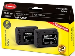 HAHNEL BATTERIE COMPATIBLE SONY NP-FZ100 TWIN< Energie