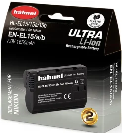 HAHNEL BATTERIE COMPATIBLE NIKON EN-EL15 ULTRA< Energie