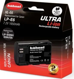 HAHNEL BATTERIE COMPATIBLE CANON LP-E6 ULTRA< Energie