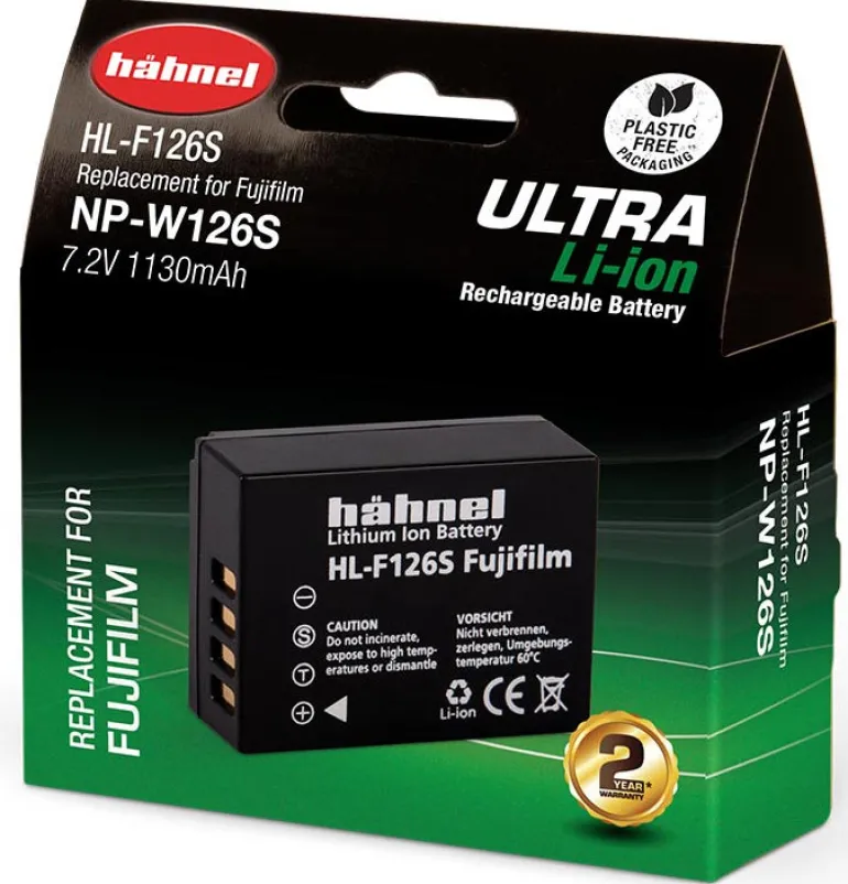 HAHNEL BATTERIE COMPATIBLE FUJI NP-W126S ULTRA< Energie