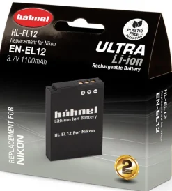 HAHNEL BATTERIE COMPATIBLE NIKON EN-EL12 ULTRA< Energie