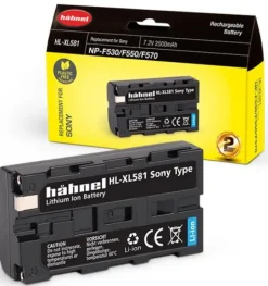 HAHNEL BATTERIE COMPATIBLE SONY NPF530/550/570< Energie
