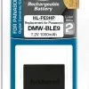 HAHNEL BATTERIE COMPATIBLE PANASONIC DMW-BLE9< Energie