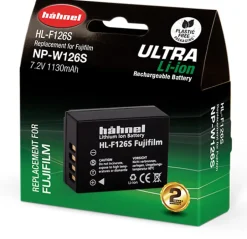 HAHNEL BATTERIE NP-W126S TWIN COMPATIBLE FUJI< Energie