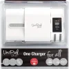 HAHNEL CHARGEUR UNIPAL PLUS BLANC< Energie