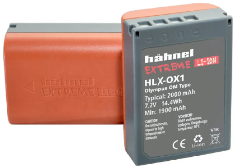 HAHNEL HLX-OX1 EXTREME BATTERIE OLYMPUS< Energie