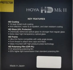 HOYA FILTRE HD MK II PROTECTOR 72MM< Filtres