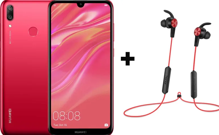 HUAWEI ENS Y 7 2019 ROUGE< Téléphone Mobile