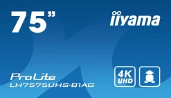 IIYAMA 75.affichage dynamique.24/7.4K UHD.< Moniteurs