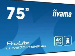IIYAMA 75.affichage dynamique.24/7.4K UHD.< Moniteurs