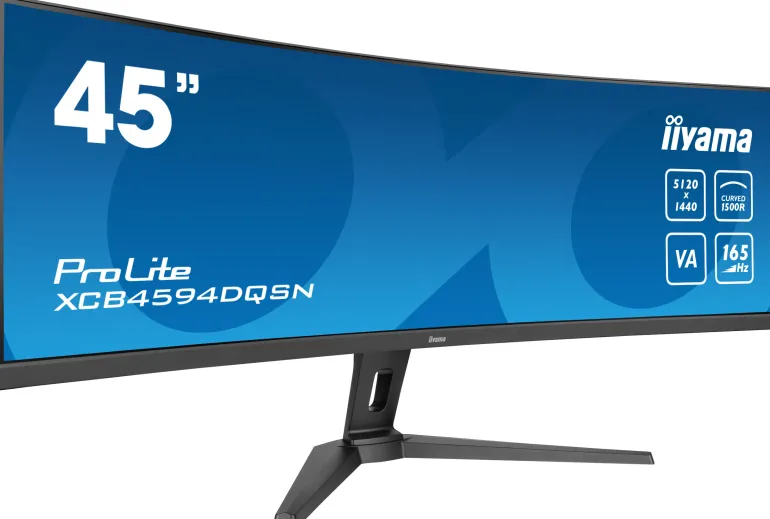 IIYAMA 45.curved.5120x1440.165hz.dock.usb-c.< Moniteurs