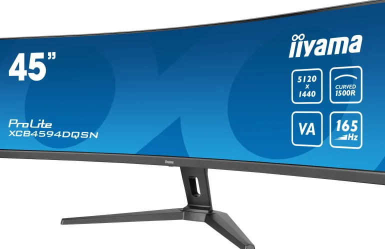 IIYAMA 45.curved.5120x1440.165hz.dock.usb-c.< Moniteurs