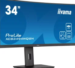 IIYAMA 34.incurve.3440x1440.usb-c.hdmi.< Moniteurs