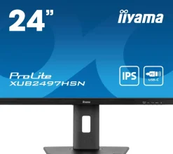IIYAMA 24.ips.100hz.hdmi.dp.usb-c.rj45.reg haut< Moniteurs